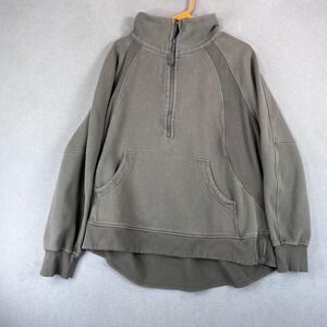 Lululemon Sweatshirt Mens XL 2XL Half Zip Pullover High Neck Kangaroo Pocket